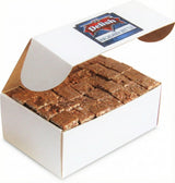 Gourmet Macadamia Brittle by It's Delish, 6 LBS Bulk Box - Old Fashion Style Macadamias Brittle in Square Cut Pieces - Sweet & Crunchy Candy in Bulk