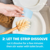 Tru Earth Toilet Bowl Cleaner Eco-Strips | Plastic Jug-Free, Septic-Safe for Cleaning | Easy to Use | 24 Strips