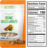Organic Walnuts Unsalted 2 Pack (2LBS/16oz bags) Natural Shelled Walnut Halves & Pieces | Raw Organic Walnuts | Unsalted For Snacking, Baking, Topping