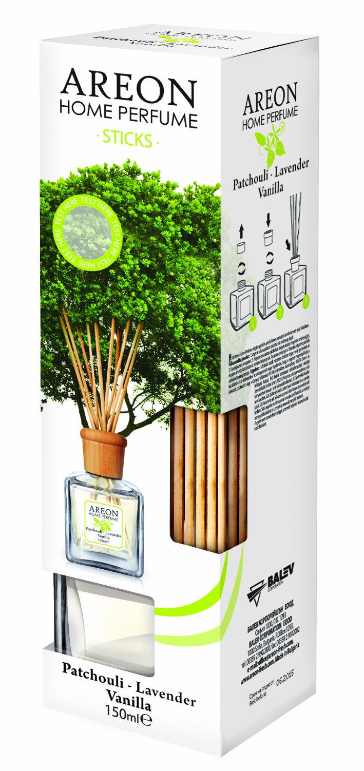 Air-freshener Long Lasting Sticks Patchouli AREON 2.87 oz For Home Kitchen Office Spa Gym Restaurant