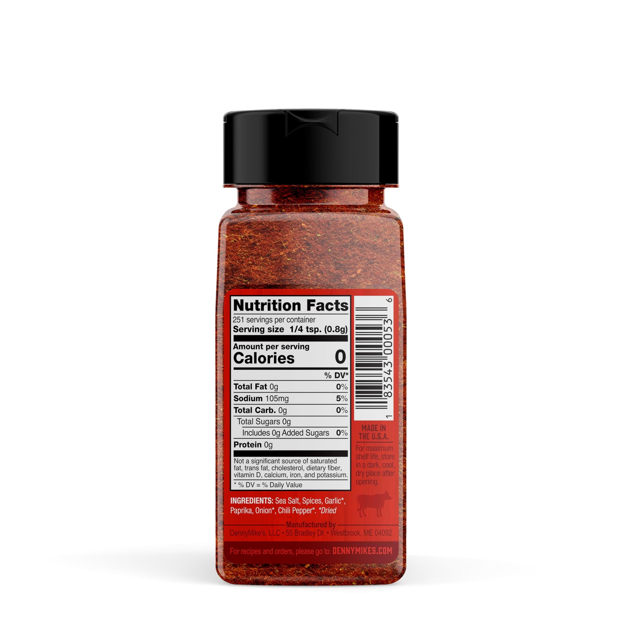 DennyMike’s Cow Bell Hell Rub 7 oz - Bold Barbeque Seasoning Blend | Gluten-Free Grill & Smoke Dry Rub for Meat & BBQ
