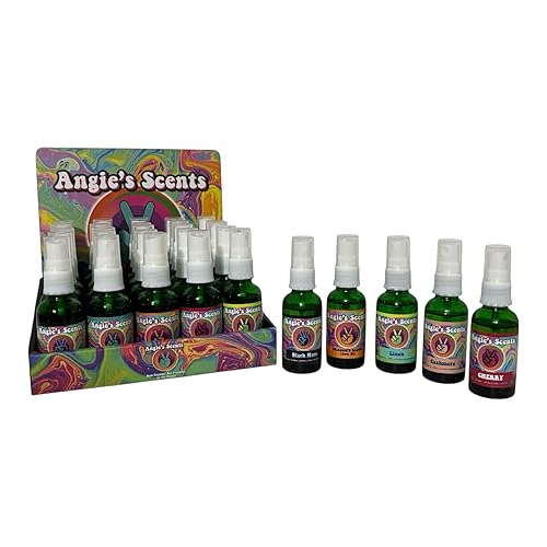Angie's Scents Air Freshner Spray Set, 1 oz Bottles, 5-Pack, Oil-Based Car and Home Fragrance Best Freakin' Air Freshner On The Planet