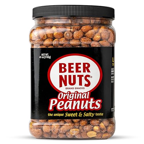 BEER NUTS | Original Sweet and Salty Peanuts. 41 oz. Jar