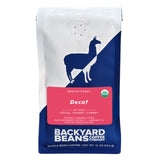 Backyard Beans Coffee Seasonal Decaf, Organic, Decaf Medium Roast, Whole Bean Coffee, 12oz