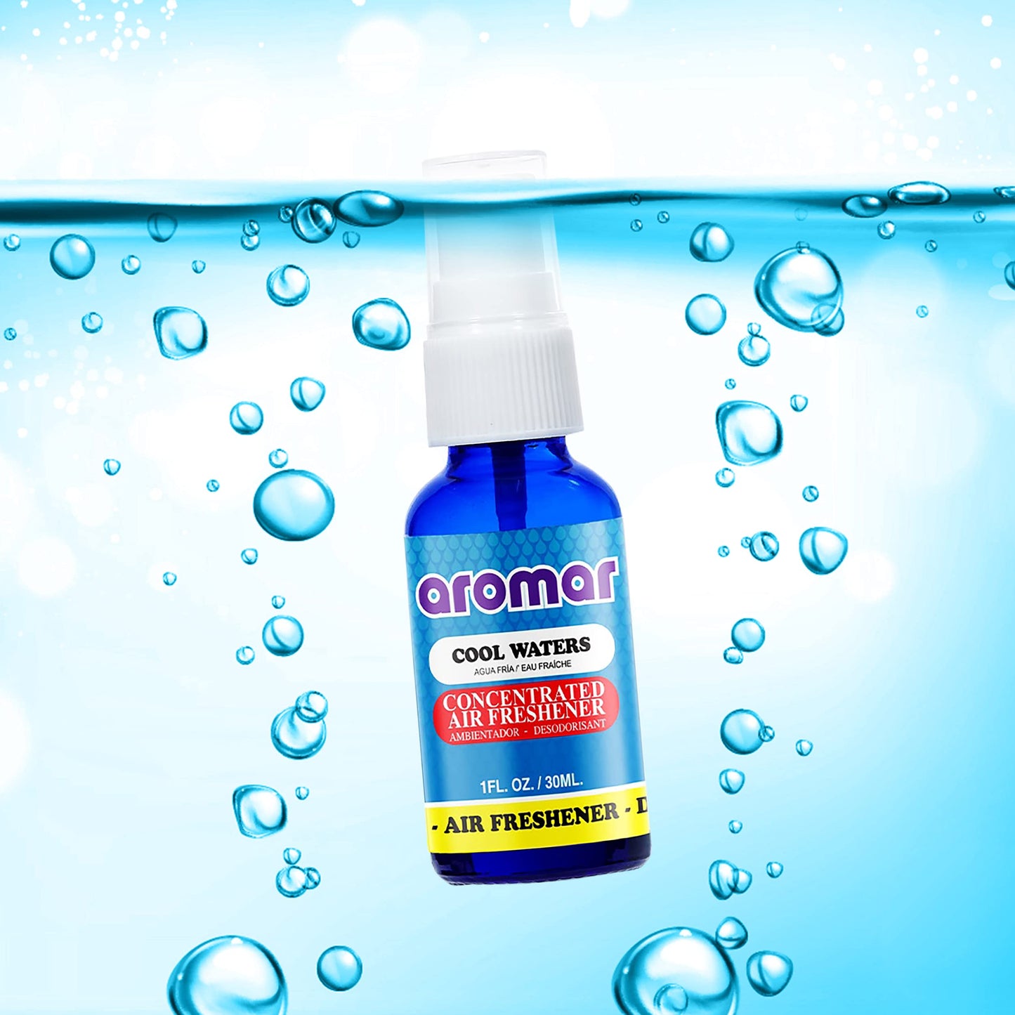 Aromar Cool Waters Concentrated Air Freshener Odor Eliminator (1 Oz Bottle)