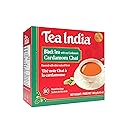 Tea India Premium Red Box Cardamom Chai Tea Flavorful Blend Of Premium Black Tea, Cardamom & Natural Ingredients Traditional Indian Caffeinated Tea 80