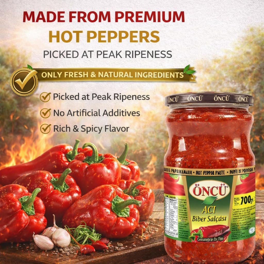 Oncu Turkish Hot Pepper Paste 700gr