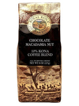 Royal Kona Coffee Ground Chocolate Macadamia (4 bag)
