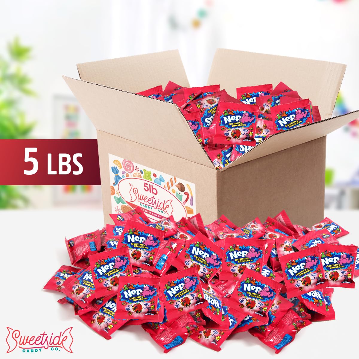 Gummy Cluster, 5lb Gummy Clusters Bulk, clusters bulk candy individually wrapped, Perfect for Easter Candy Lovers, Satisfy your sweet cravings