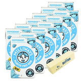 Milliways Gum Peppermint 10 PC (Pack of 12) - Chewing Gum - Xylitol Gum with Squishy - 13 Total Items