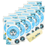 Milliways Gum Peppermint 10 PC (Pack of 12) - Chewing Gum - Xylitol Gum with Squishy - 13 Total Items