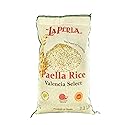 La Perla | Paella Rice | Valencia Select | Denomination of Origin Valencia Spain | Slow Food Valencia Certified | Ideal For All Mediterranean Rice Dishes | 2.2 lbs (1 kg) | (Pack of 1)