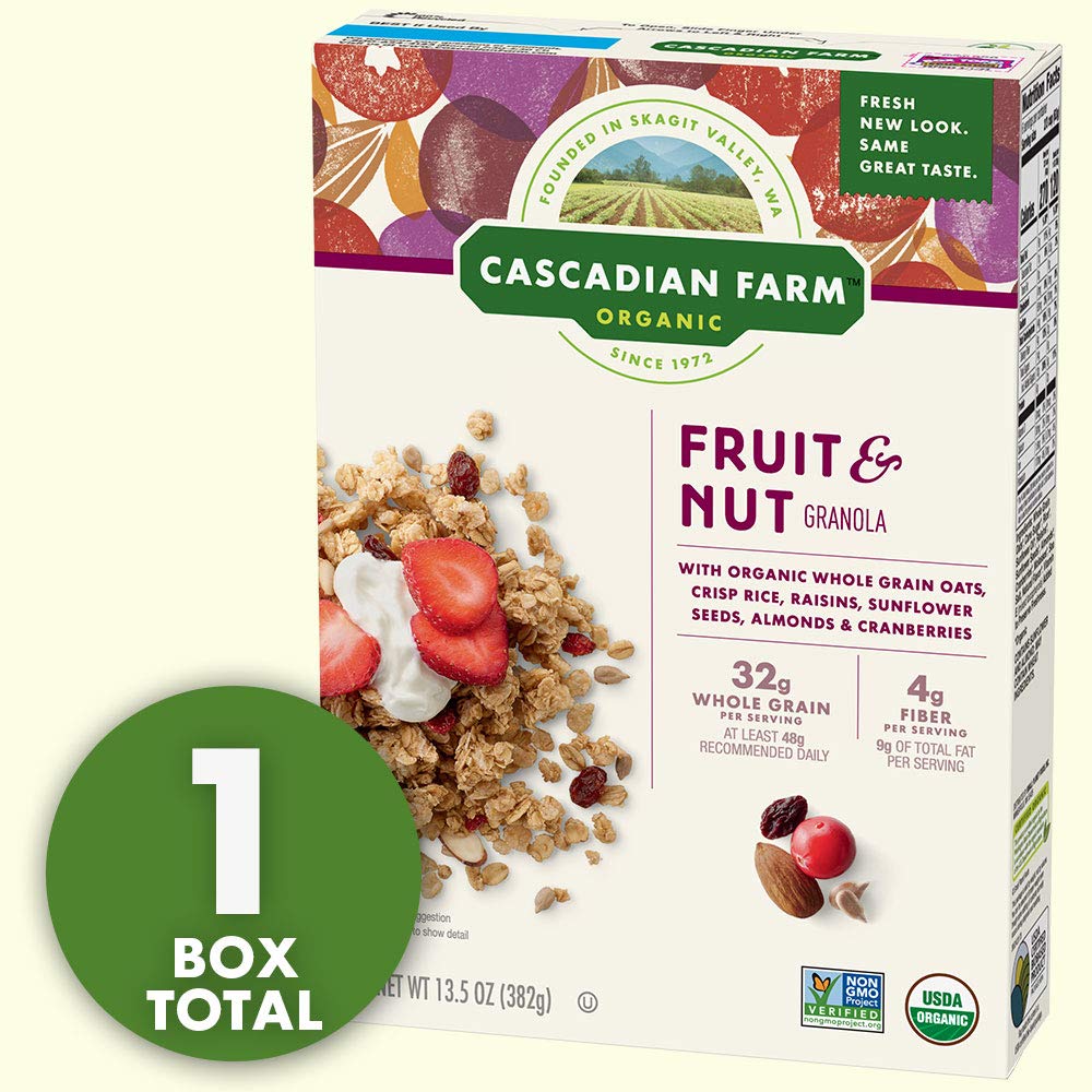 Cascadian Farm Organic Fruit and Nut Granola, 13.5 oz