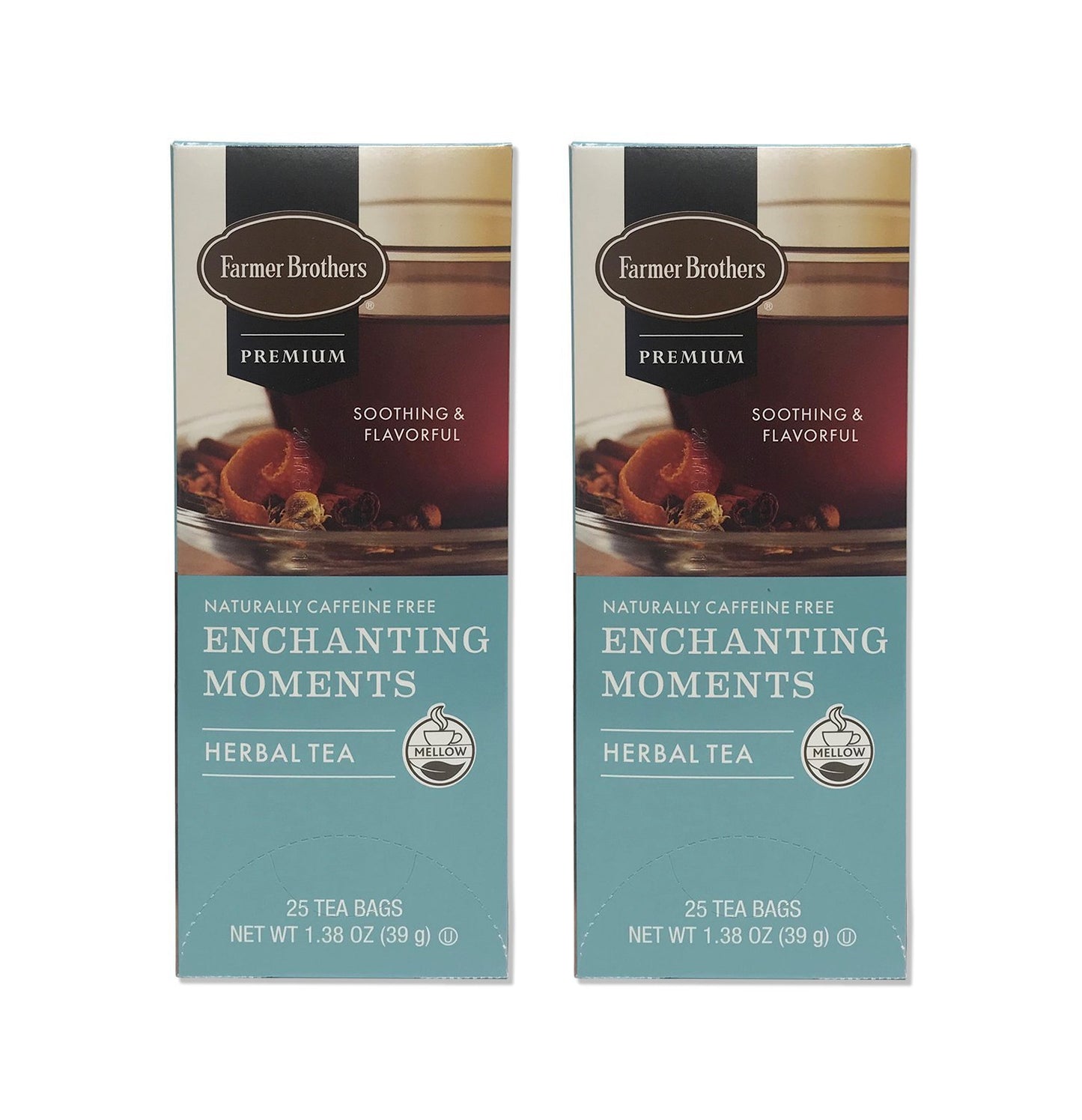 Farmer Brothers Premium: Enchanting Moments Herbal Tea - 2/25 ct boxes