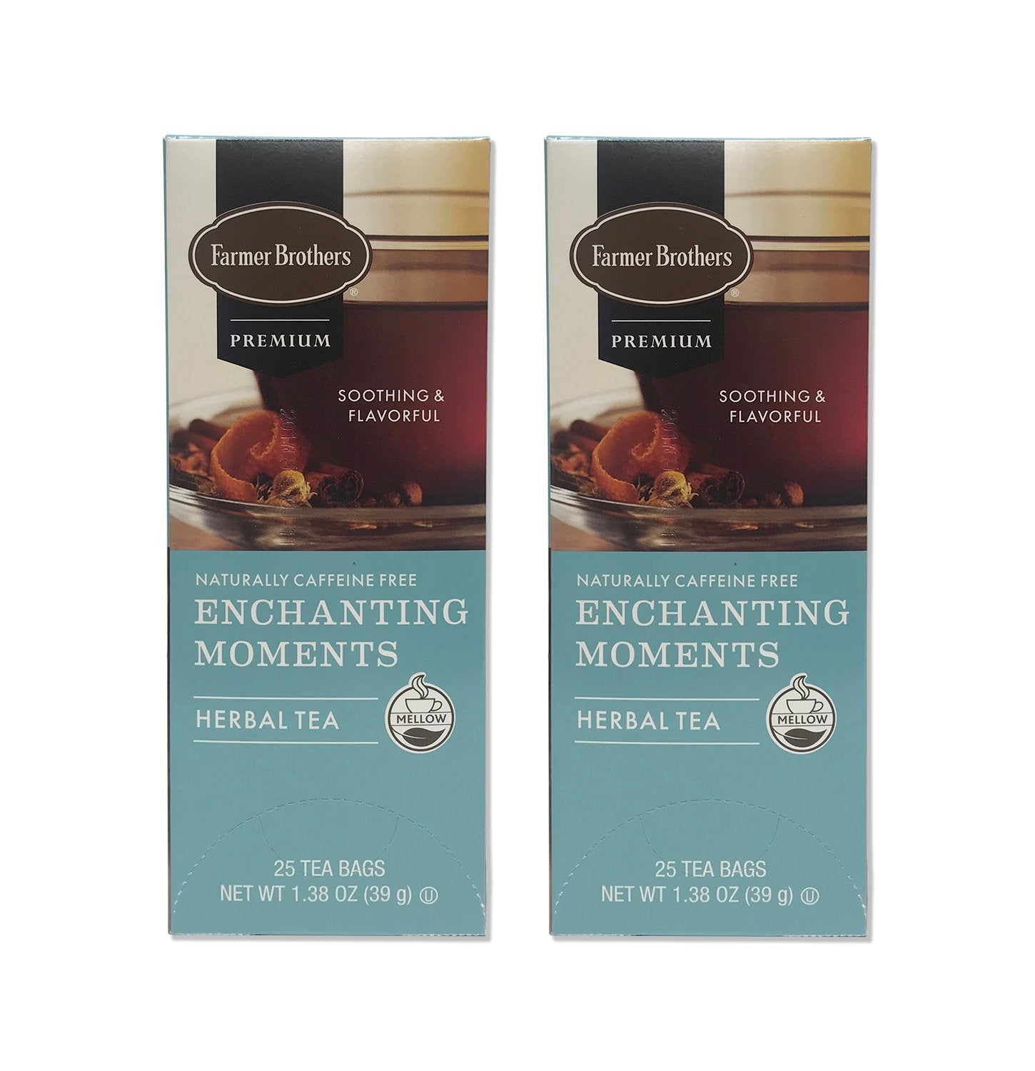 Farmer Brothers Premium: Enchanting Moments Herbal Tea - 2/25 ct boxes