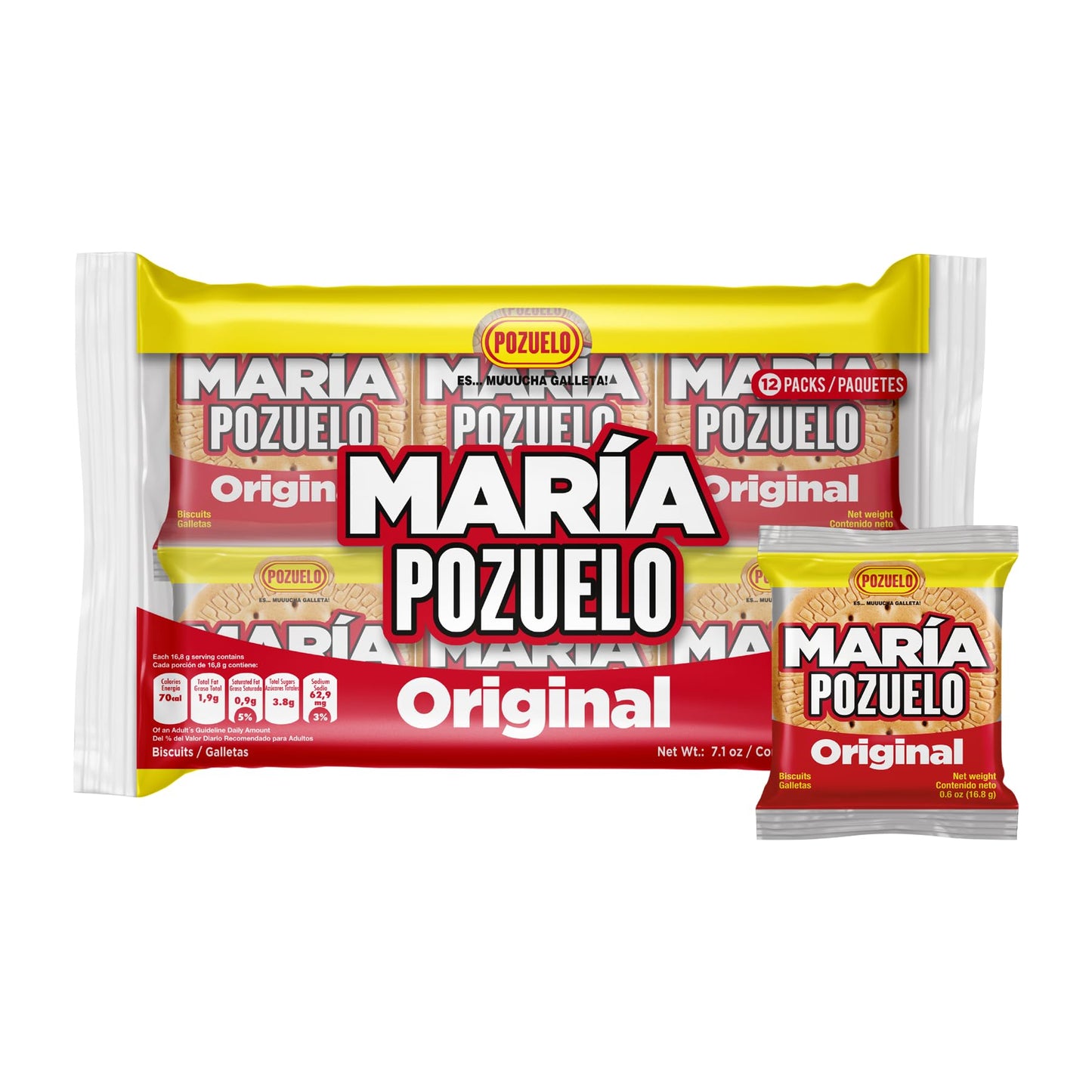 Maria Pozuelo, Original Cookies, 8.89 oz (Pack of 3)