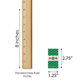 Big Dot of Happiness Ugly Sweater - Mini Candy Bar Wrapper Stickers - Holiday and Christmas Party Small Favors - 40 Count