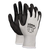 CREWS, INC 9673XL Economy Foam Nitrile Gloves, Gray/Black, 12 Pairs
