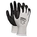 CREWS, INC 9673XL Economy Foam Nitrile Gloves, Gray/Black, 12 Pairs