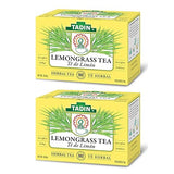 Tadin Lemongrass Herbal Tea. Caffeine Free. 24 Tea Bags. 0.84 oz. Pack of 2