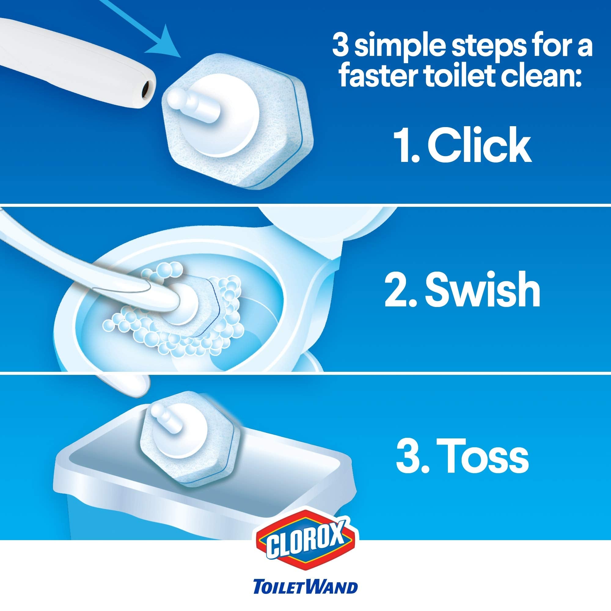 Clorox Wand Heads, 10 Count, Package May Vary
