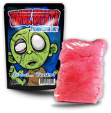 Zombie Breath Cotton Candy - Funny zombie design - Novelty candy for kids - Gluten-free, Made in America, Pink cotton candy