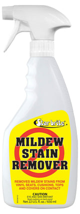 STAR BRITE Mold Stain & Mildew Stain Remover + Surface Cleaner with BUFFERED-BLEACH TECHNOLOGY, 22 Fl Oz