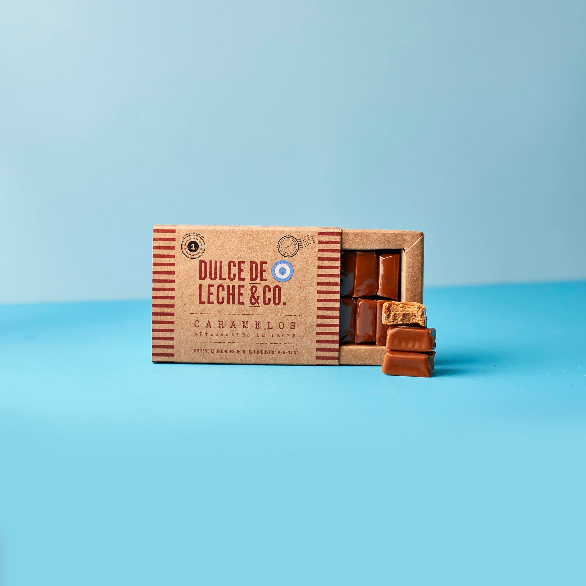 Dulce de Leche & CO. Dulce de Leche Argentina Premium Chewable Candies.- Caramel Milk Toffee - DDL&CO 120gr