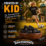 Townesend’s Treats Soft & Chewy Black Licorice Candy Bites (1 Pack) - Australian Style Thick Gourmet Licorice - Rich Bold Flavor, Pillowy Texture