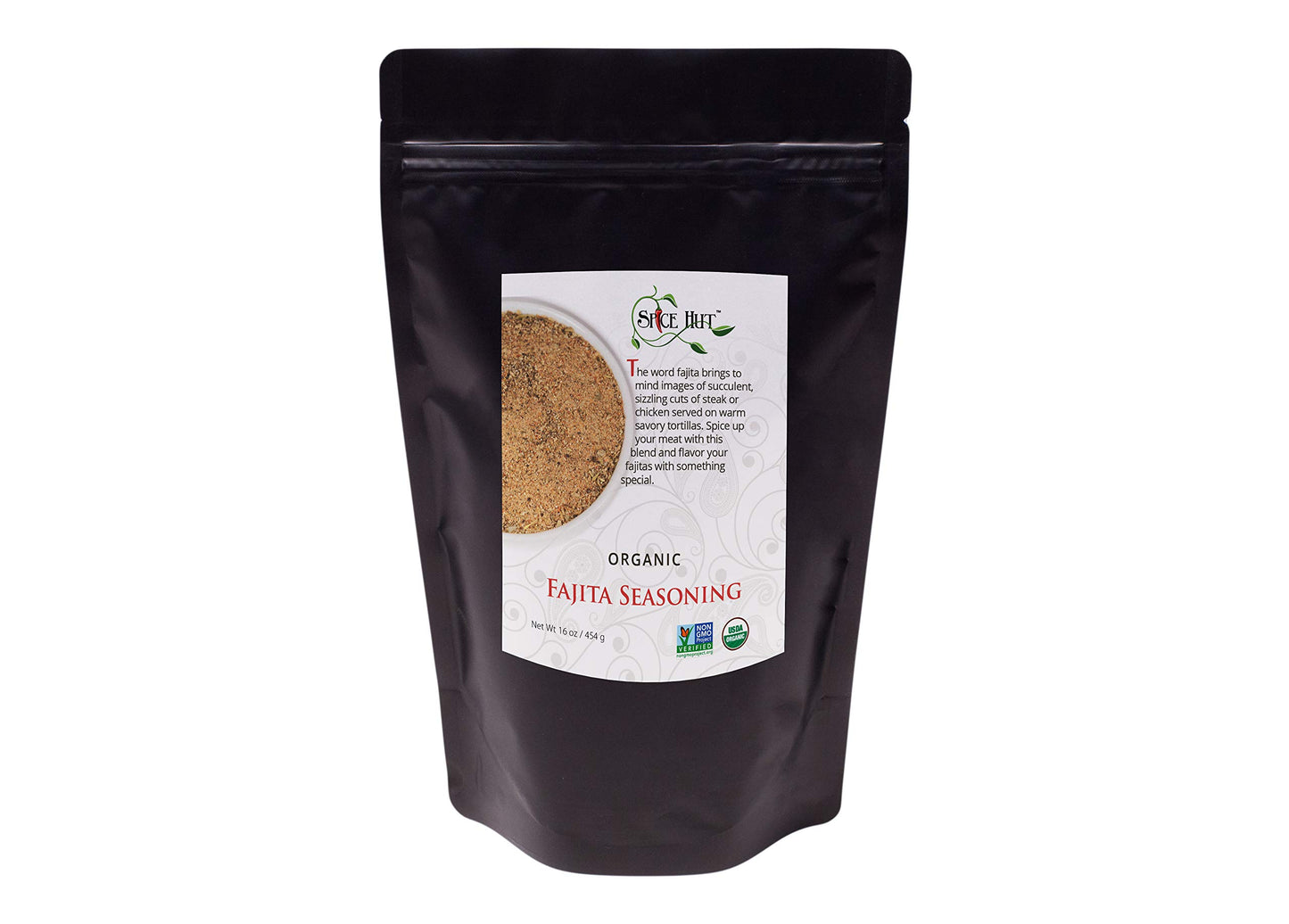 Fajita Seasoning, Organic, Latin American / Mexican cooking, The Spice Hut, 16 ounce