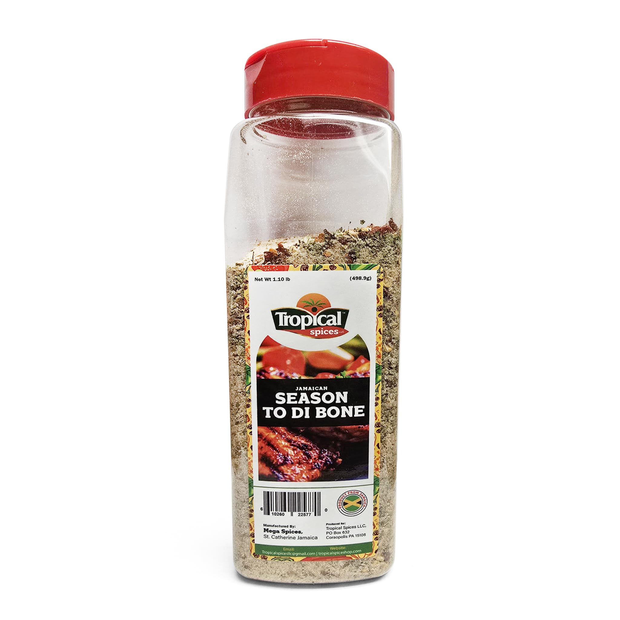 Tropical Spices Season to di Bone Complete Seasoning (26 oz)- Freshly Ground Powder Made from Finest Natural Ingredients, All Purpose Seasoning