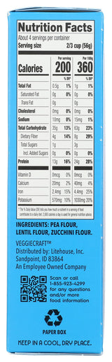 Veggiecraft Farms, Pasta Zucchini Penne, 8 Ounce