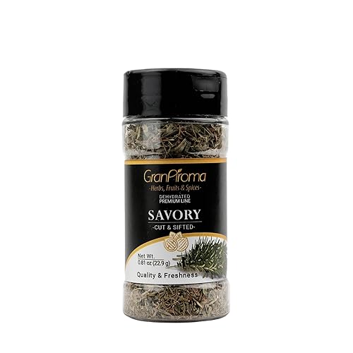 GranAroma Savory Herb, Gourmet Spice for Mediterranean Dishes, Soups, and Salads (0.81 Ounce)
