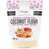 Wholesome Yum Premium Organic Coconut Flour For Baking & More (16 oz / 1 lb) - Low Carb, Gluten Free, Non GMO, Keto Friendly Flour Substitute