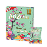 AriZona Iced Tea Fruit Snacks, Green Tea - 0.9 oz, 10 count Box