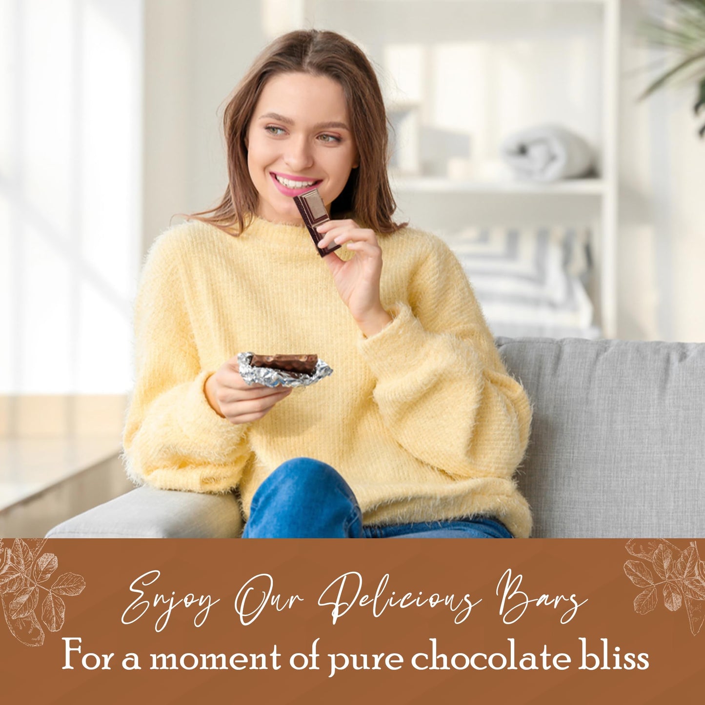 Missy J's Organic Carob Dark Delights Unsweetened Plain Candy Bar 3 Oz 2 Pack | Vegan, Gluten and Caffeine Free, Healthy Substitute for Chocolate