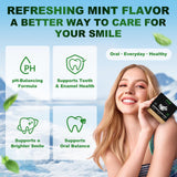 Remineralizing Gum with Nano Hydroxyapatite - Sugar-Free Xylitol Gum - Plastic-Free, Dye-Free, Aspartame-Free - Natural Base -26 Pieces, Mastic Mint