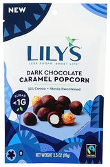 Lily's Chocolate Dark Chocolate Caramel Popcorn, 3.5 OZ