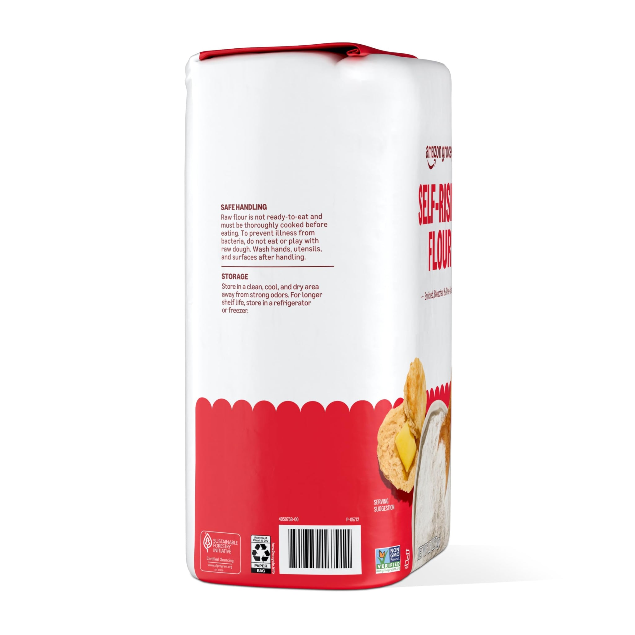 Amazon Grocery, Self Rising Flour, 5 lb (Previously Amazon Fresh, Packaging May Vary)
