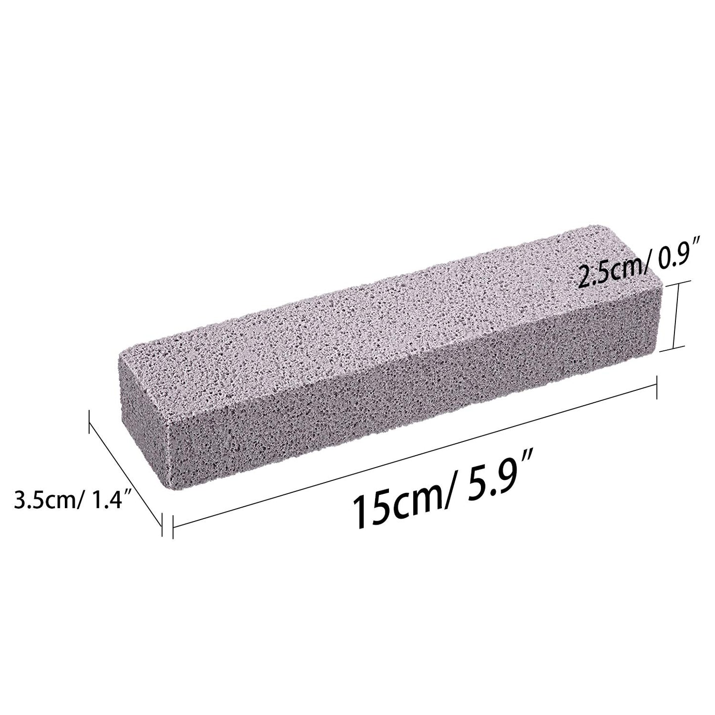20 Pieces Pumice Stones for Cleaning - Pumice Scouring Pad, Stick Cleaner for Removing Toilet Bowl Ring, Bath, Household, Kitchen, Pool, 5.9 x 1.4 x