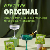 Freestyle Snacks Olive Snack Packs - As Seen on Shark Tank - Single Serve - Fresh Pitted Green Olives, Grown in Greece, All Natural, Non-GMO
