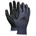 MCR Safety 9673SFXS Nylon, Sandy Nitrile Foam Palm & Fingers, XS (12 pr)