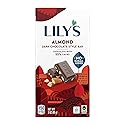 LILY'S Almond Dark Chocolate | 3 ounce, 4-Pack