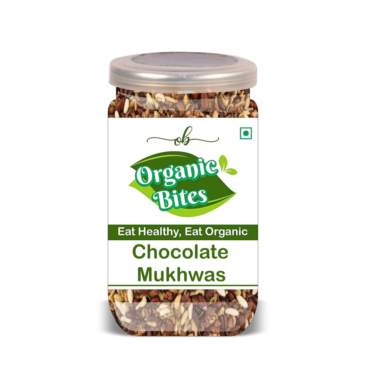 ORGANIC BITES Chocolate Mukhwas 500 Gram Airtight Container