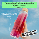 Waterdrop Hydration Cubes With Vitamin C, B Vitamins and Electrolytes, 4 Flavor Electrolyte Variety Pack, Flavored Water Enhancer Cubes for Still