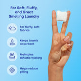 Dropps Fabric Softener Pods, Lavender Meadow (32 Count) - Laundry Softener For Soft & Fluffy Fabrics | Liquid Softener & Dryer Sheet Alternative |