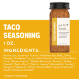 Get Saucy™ Taco Seasoning (2.12 oz.) - Non-GMO & Organic - Preservative-Free, Allergen-Free