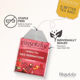 Wissotzky Herbal Tea Gift Set - Variety Pack Sampler (42 Tea Bags) Premium Reusable Gift Box | Caffeine-Free | 6 Exciting Flavors | Individually