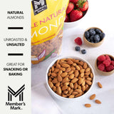 Member Mark Natural Whole Almonds, 3 Pound
