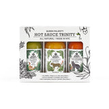 Queen Majesty 2OZ HOT SAUCE SAMPLER, Mini 2 oz - Jalapeño, Scotch Bonnet, Red Habanero/Award Winning Sauces - All Natural, Kosher, Vegan, Gluten Free
